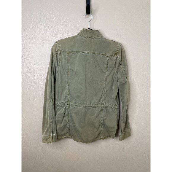 Lucky Brand Women’s Olive Green Cotton Utility Jacket S 100% Cotton lightweight - Picture 3 of 6